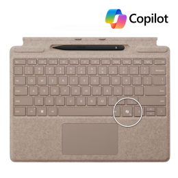Surface Pro 11+10+9+8+X Copilot Signature Type Cover Dune + Slim Pen