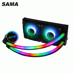 SAMA PS240MM ARGB LIQUID COOLER Black 