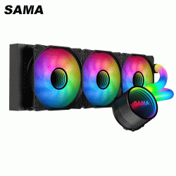 SAMA PS360MM ARGB Liquid Cooler (Black )