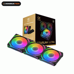 Xigmatek Starlink Ultra ARGB Fans Black 3Fans Pack