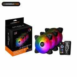 Xigmatek Galaxy III Essential Black 3 In 1 ARGB Fan